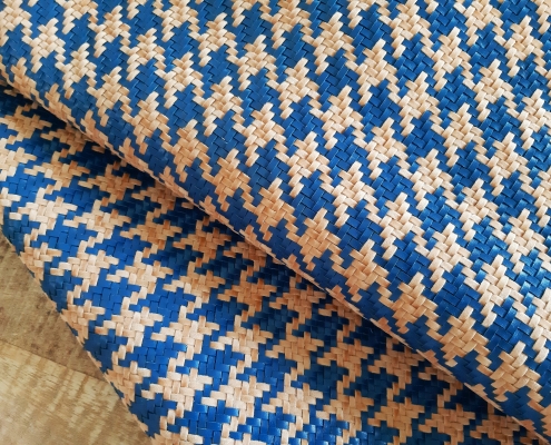 intrecciato a spina di pesce bicolore con pattern intrecciato a spina di pesce bicolore con pattern