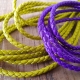 Scubidu ripiegato in pelle per accessori