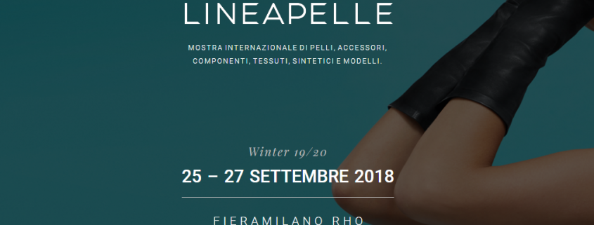 Lineapelle settembre 2018